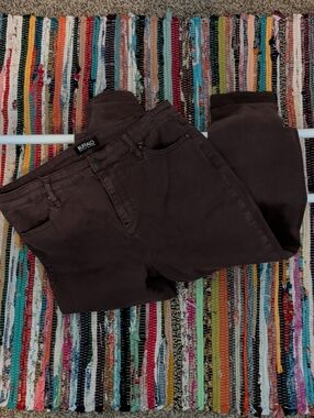 Buffalo David Bitton dark brown skinny jeans